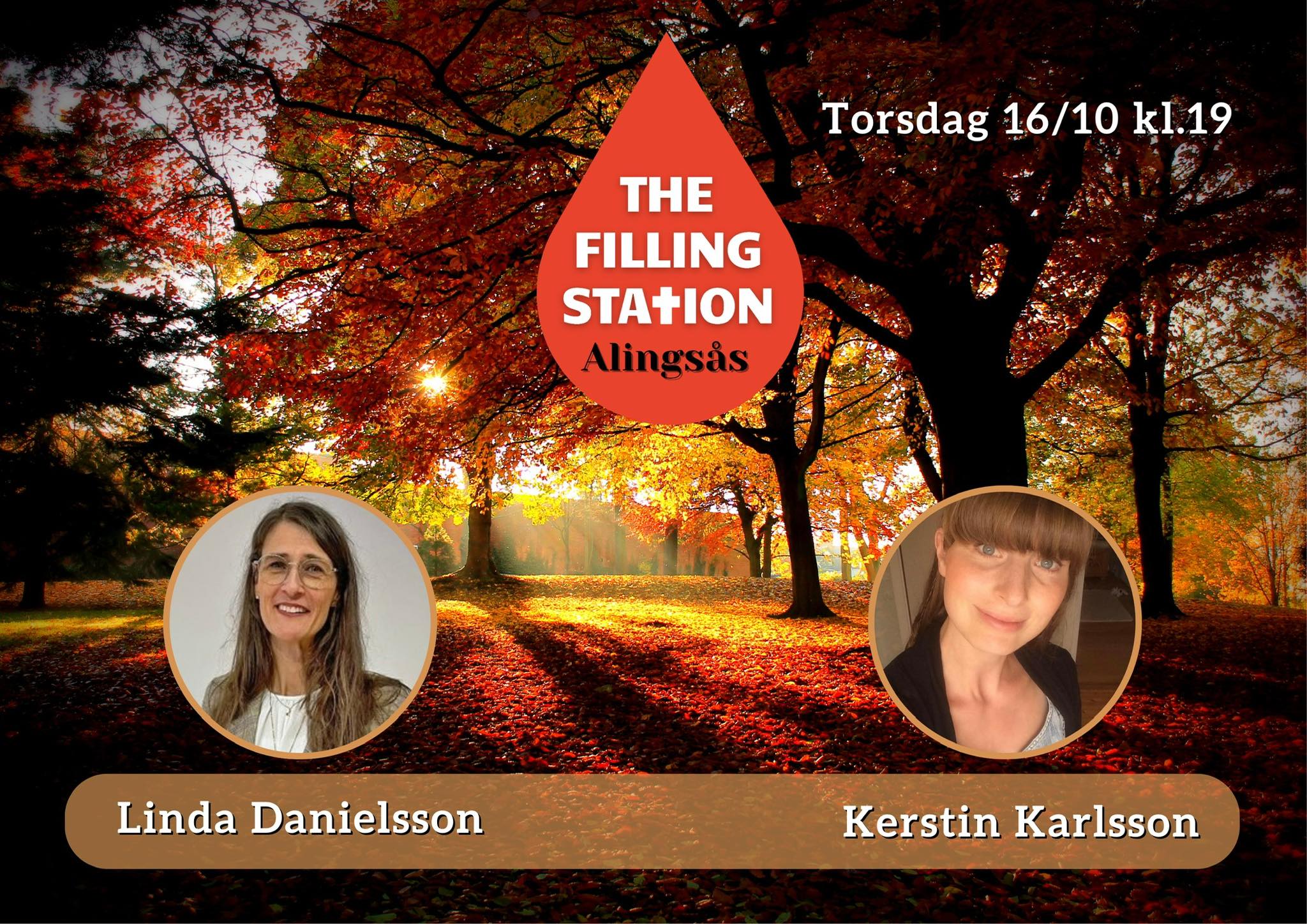 16/10 19.00 Filling Station med Linda Danielsson.