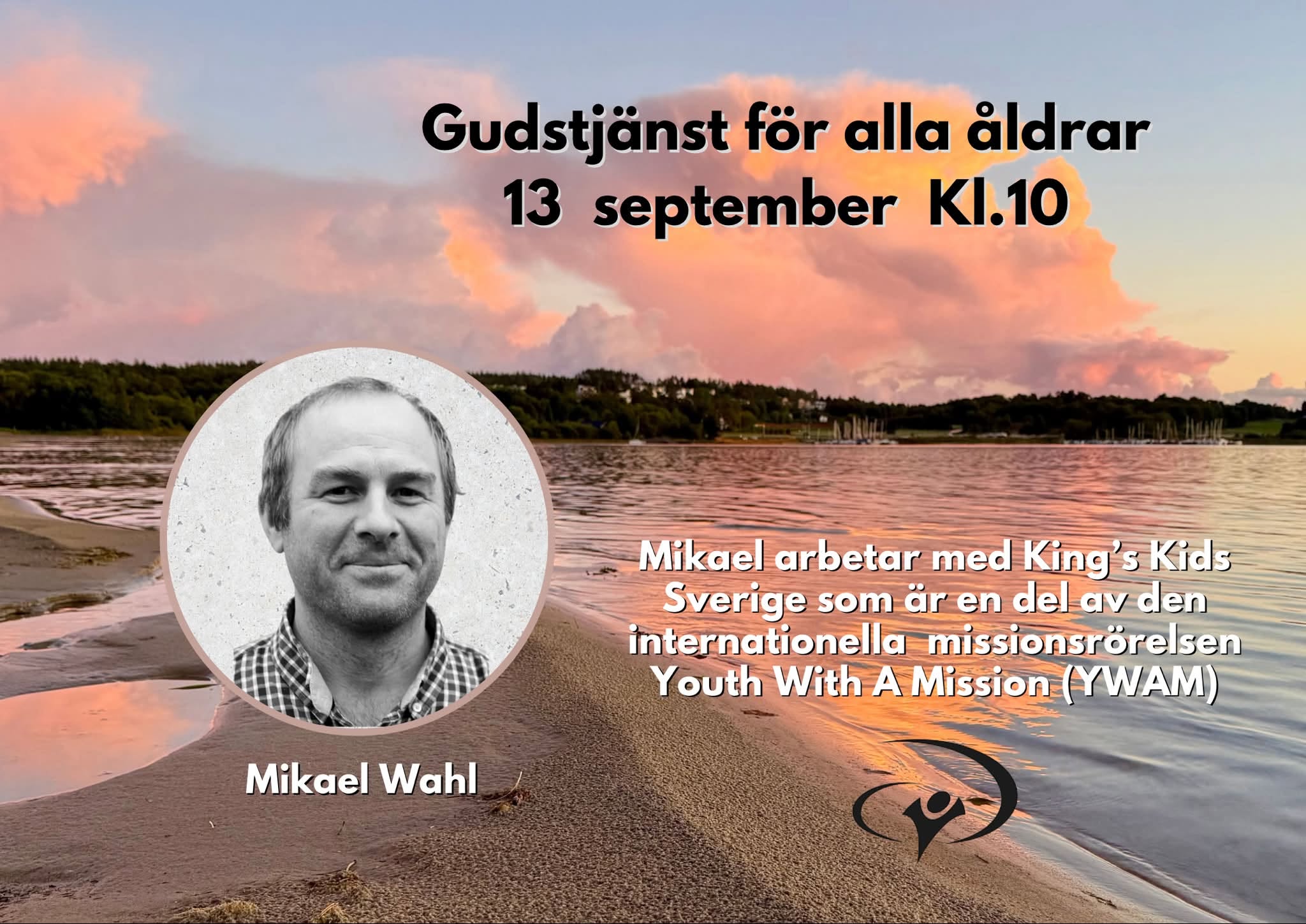 13/9 10:00 Välkommen till en gudstjänst för alla åldrar med Mikael Wahl (King’s Kids).